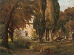An Italian Villa by Vasily Polenov