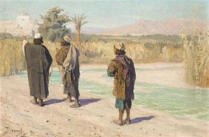 The Arrival In His Town (from Scenes From The Life Of Christ) by Vasily Polenov