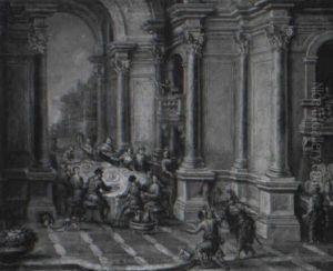 Dives And Lazarus by Giuseppe Poli