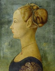 Portrait Einer Jungen Frau by Piero Pollaiuolo