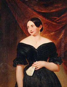 A Likeness Of A Lady Wearing A Black Dress A Likeness Of A Lady Wearing A Black Dress