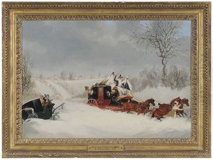 The Liverpool Mail Near St. Albans In A Snow Drift The Liverpool Mail Near St. Albans In A Snow Drift