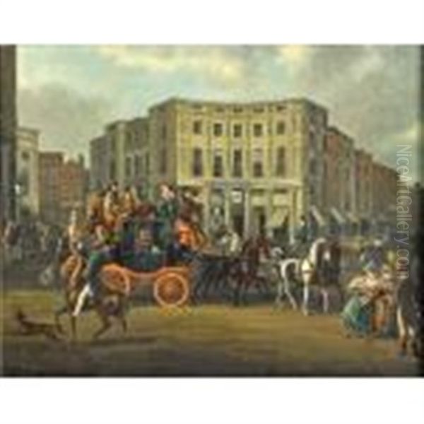 Regent Circus Coaching Scene - view 1
