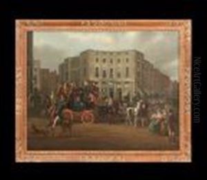 Regent Circus Coaching Scene by James Pollard