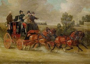 Springing Them Up To Meet The Train (+ Just In Time For The Coach To Hull; Pair) by James Pollard