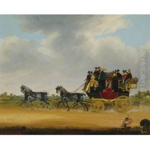 The London, Cirencester Royal Mail Coach by James Pollard