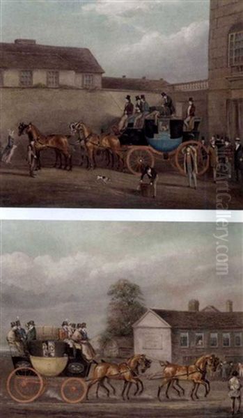 The Bedford To London Coach (+ The Holyhead, Chester And London Coach; Pair) - view 1