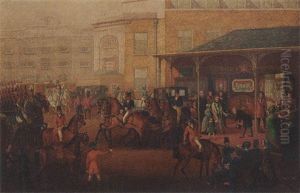 Queen Victoria And Prince Albert On A Royal Visit To Frances & Son