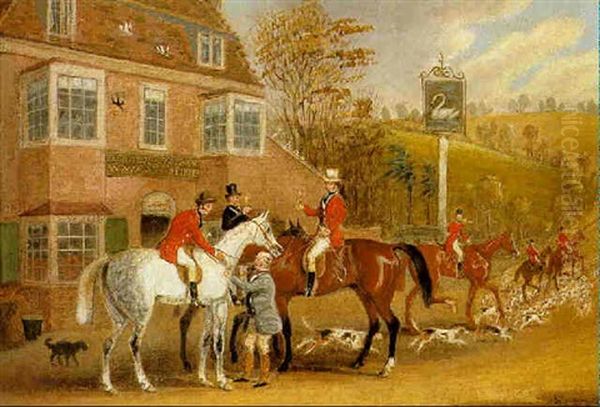 A Meet Outside The Swann Inn - view 1