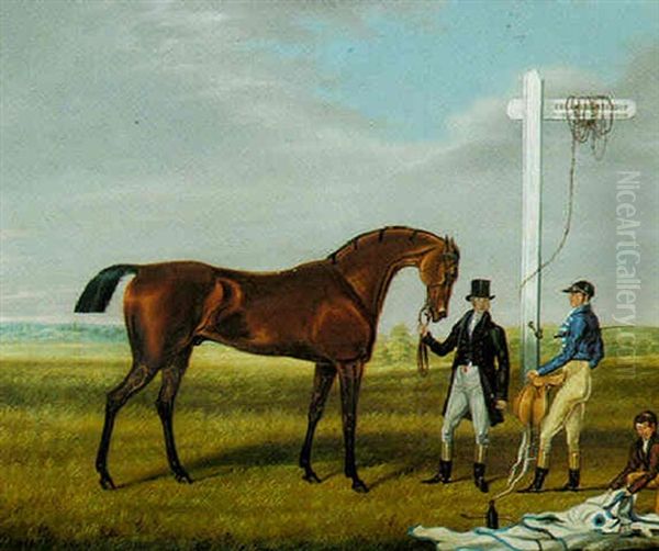 "moses", With Groom And Jockey - view 1