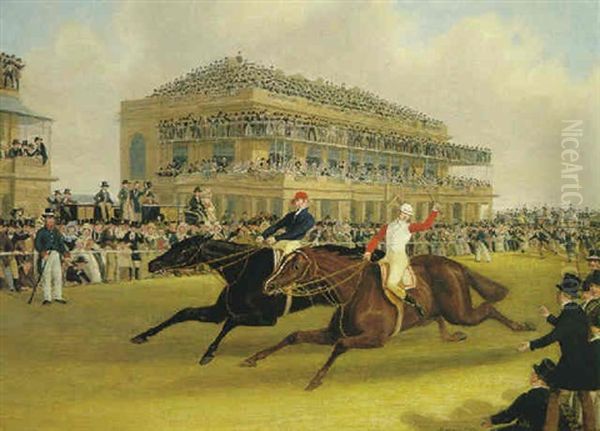 Priam Beating Retriever At Dancaster On September 23, 1830 And Vivian - view 1