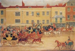 North Country Mails The Peacock, Islington by James Pollard
