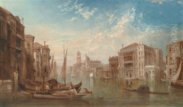 A View Of The Grand Canal With The Barbarigo Palace - view 1