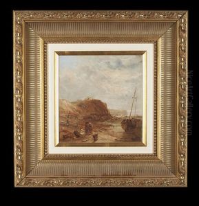 Coastal Scene With Figures