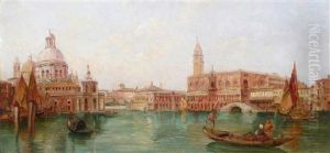 San Giorgio Maggiore And The Doge's Palace From The Lagoon