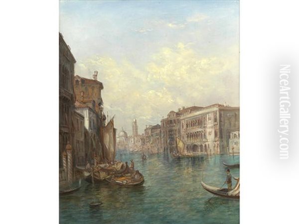 The Grand Canal, Venice (+ The Palace Pisani; Pair) - view 1