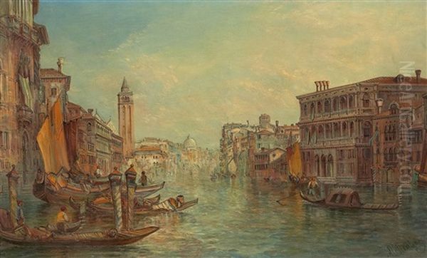 Gondeln Im Canal Grande - view 1