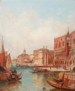 The Ducal Palace, Venice (+ The Giudecca Canal, Venice; Pair)