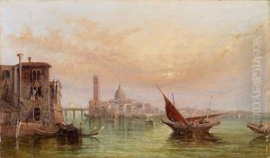Ansicht Der Lagune Von Venedig