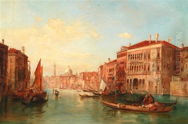Venedig - Canal Grande Mit Blick Auf Die Kirche Santa Maria Della Salute - view 1