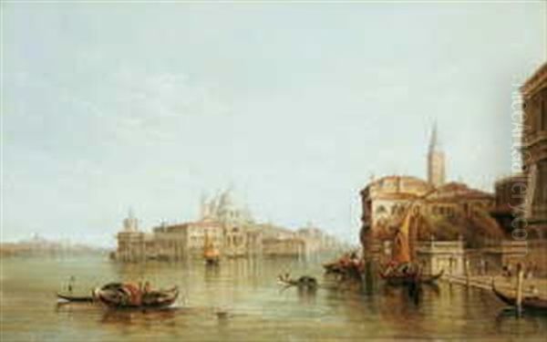 In Venedig. Blick Auf Il Redentore Und Sta. Maria Della Salute - view 1