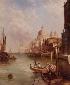 Santa Maria Della Salute From A Gondola Launch, Venice