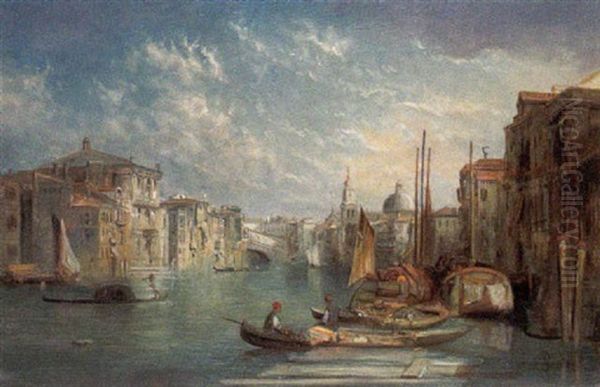 Het Canal Grande Te Venetie - view 1