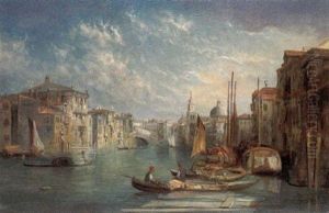 Het Canal Grande Te Venetie by Alfred Pollentine