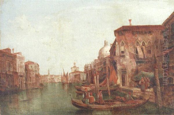 Steps To The Canal, Venice - view 1