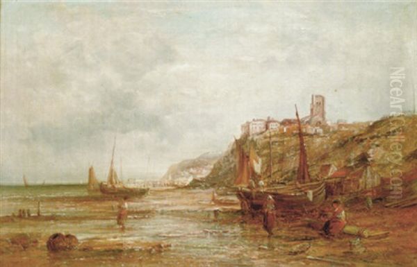 Fishing Vessels At Low Tide, Cromer - view 1