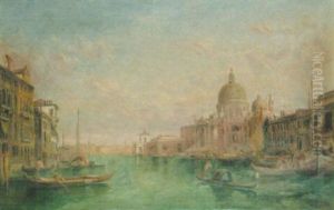 S. Salute And The Dogana, Venice by Alfred Pollentine