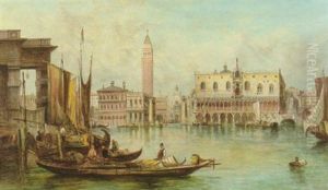 A View Of The Doge's Palace And The Campanile From Across The Venetian Lagoon