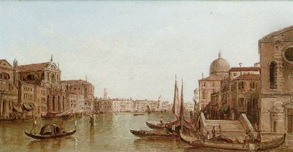 The Grand Canal With The Dogana And Santa Maria Della Salute - view 1