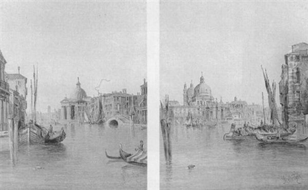 The Grand Canal, Venice S. Maria Della Salute , Venice - view 1