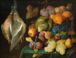 Stilleben Mit Fruchten Und Erlegten Wildvogeln Stilleben Mit Fruchten Und Erlegten Wildvogeln