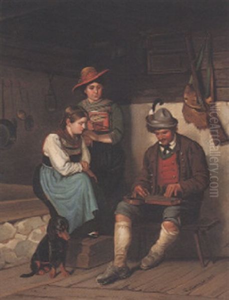 Der Zitherspieler - view 1