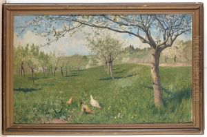 Paesaggio Con Galline Paesaggio Con Galline