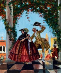 Carneval In Venice by Tibor Polya