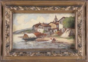 Landscape Of Lake Maggiore by Silvio Poma