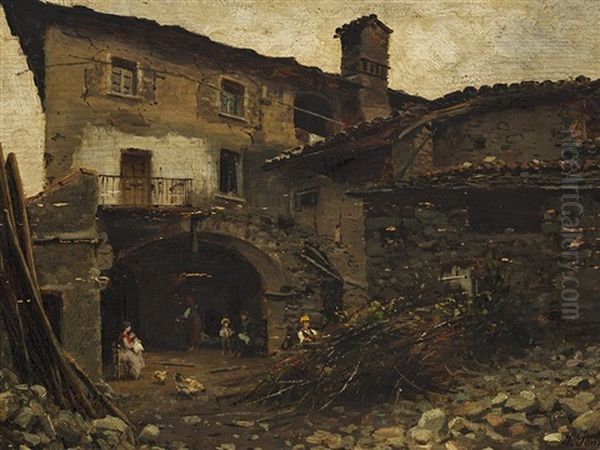 Italian Courtyard - view 1