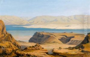 Orientalische Kustenpartie Mit Berbern Und Wuste