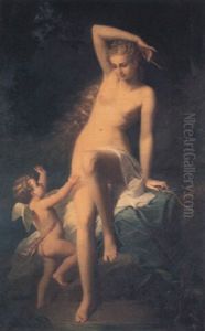 Nymphe Desarmant L'amour by Pierre Paul Emmenuel de Pommayrac