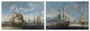 Marines (pair) by Gerrit Pompe