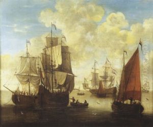 Navires Hollandais by Gerrit Pompe