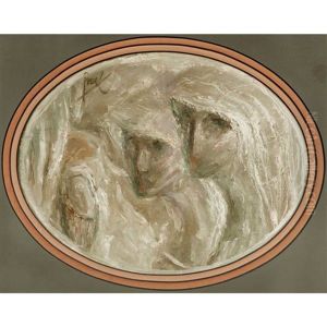 Jovencitas Italianos (estudios) by Fidelio Ponce De Leon