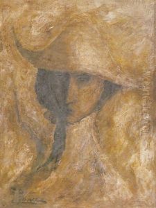 Retrato De Dama by Fidelio Ponce De Leon
