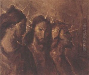 Rostros De Christo by Fidelio Ponce De Leon