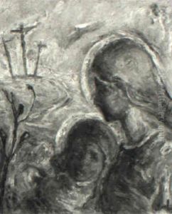 Virgen Mara Con Mara Magdalena