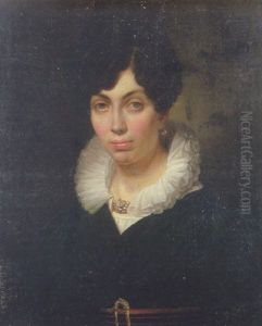 Portrait De Femme (marie Amelie?) by Marie-Nicole Ponce-Camus