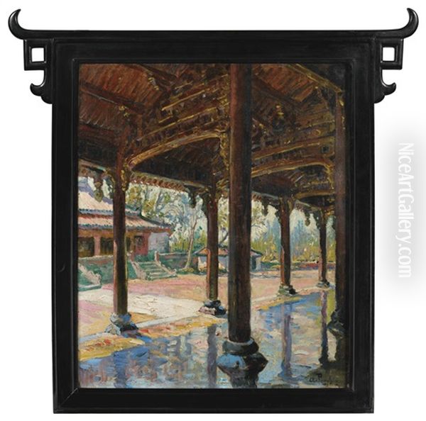 Interior Yard Scene At The Imperial City Of Hue - view 1